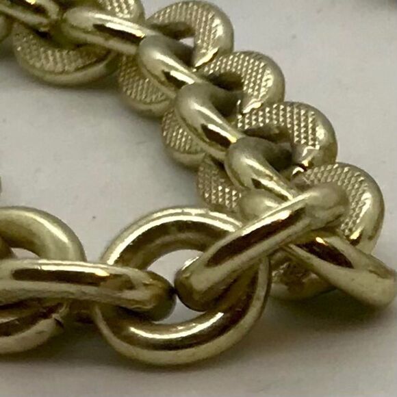 Vintage 1980s Gold Chunky Chain Statement Necklace - Picture 5 of 13